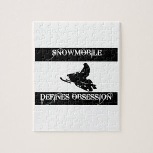 Puzzle obsesionado con snowmobile