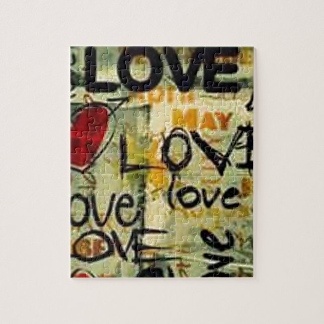 Puzzle Obtén Un Pequeño Graffiti De Amor (Vertical)