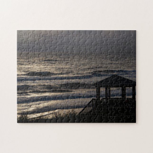Puzzle OBX de ondas luminosas lunares (Horizontal)