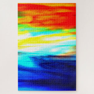 Puzzle Ocean Sunrise Artistic Colorstic Unique