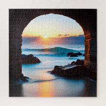 Ocean Sunrise con túnel de ladrillo