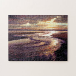 Puzzle "Ocean Sunset Swirl"