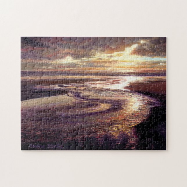 Puzzle "Ocean Sunset Swirl" (Horizontal)