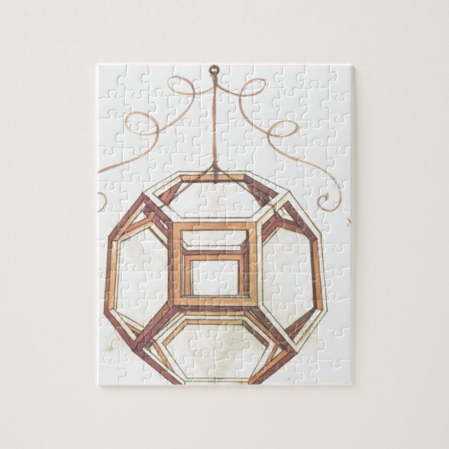 Puzzle Octaedro de Leonardo da Vinci (Vertical)