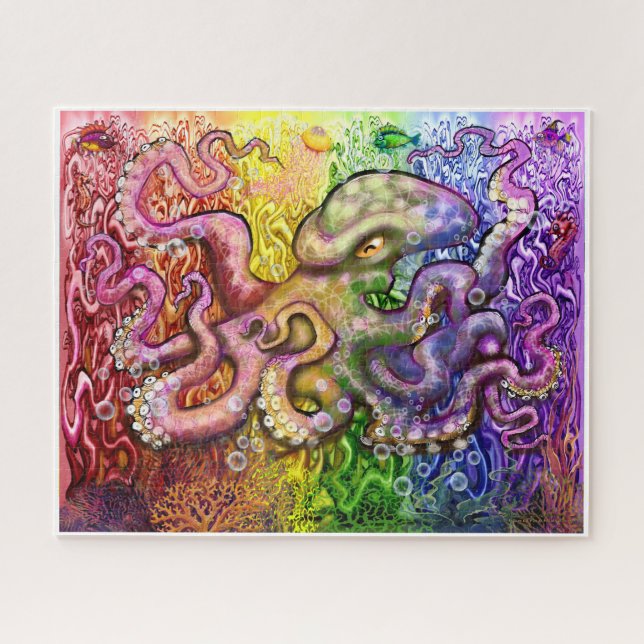 Puzzle Octopus (Horizontal)