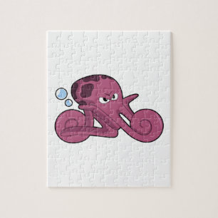 Puzzle Octopus como motocicleta