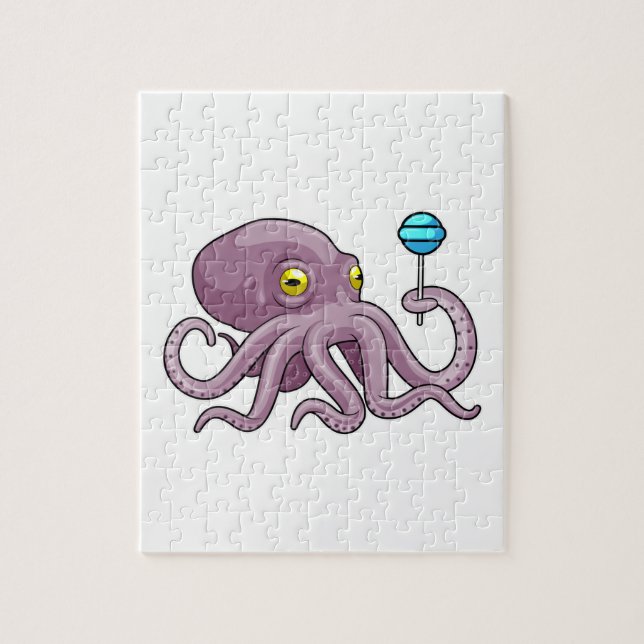 Puzzle Octopus con Lollipop (Vertical)