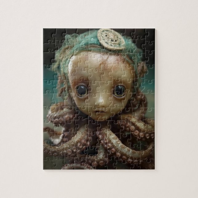 Puzzle Octopus Doll (Vertical)