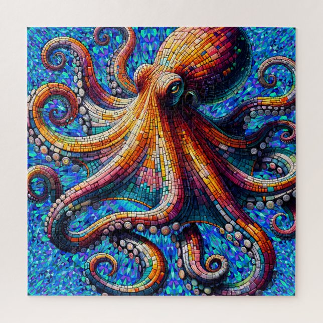 Puzzle Octopus Mosaic Odyssey (Vertical)