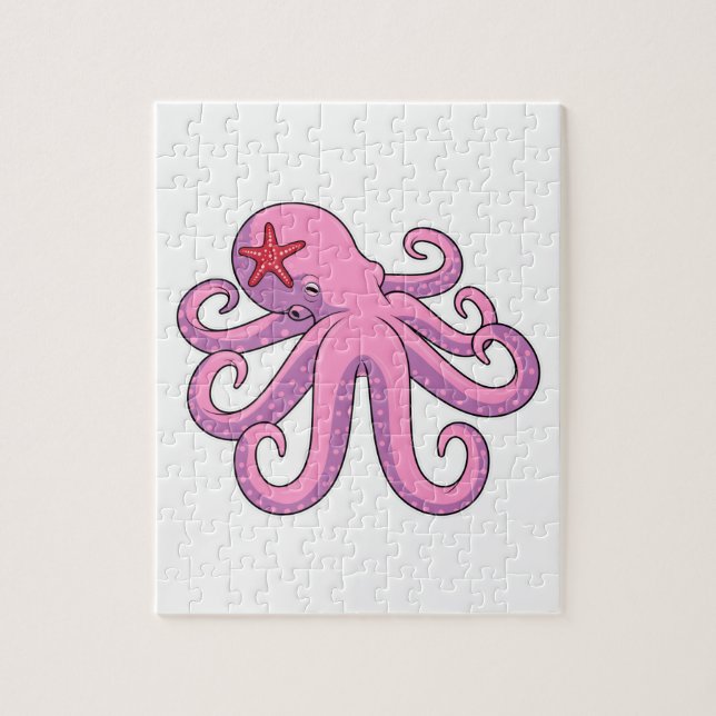 Puzzle Octopus Starfish (Vertical)