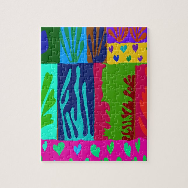 Puzzle Ode al Collage de Matisse (Vertical)