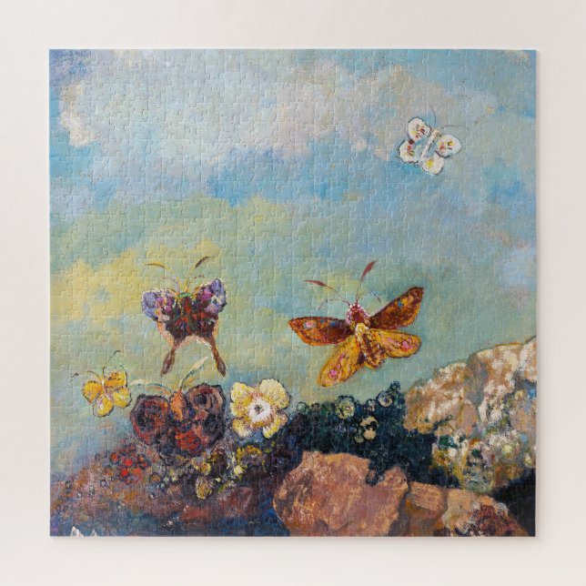 Puzzle Odilon Redon, Mariposas,1910 (Vertical)