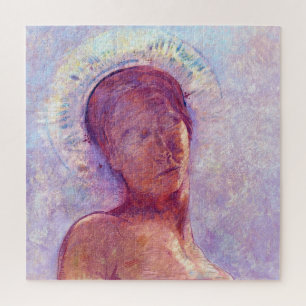 Puzzle Odilon Redon, ojos cerrados 1889