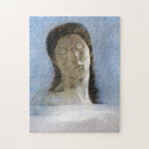 Puzzle Odilon Redon, ojos cerrados 1890 