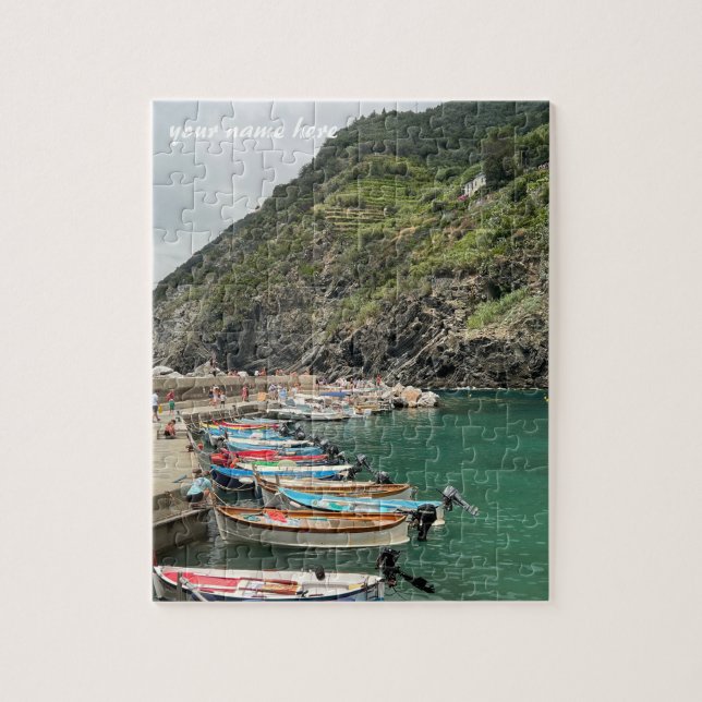 Puzzle of cinque Terre, Italy (Vertical)
