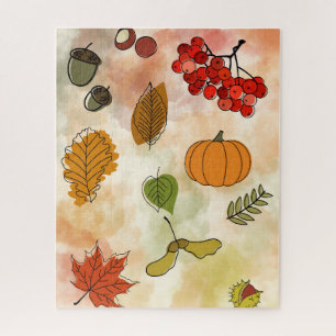 Puzzle Offset Autumn jigsaw