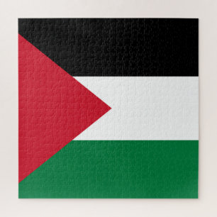 Puzzle oficialmente bandera del Estado de Palestina