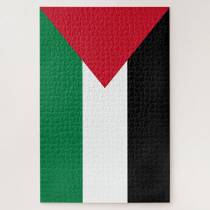Puzzle oficialmente bandera del Estado de Palestina