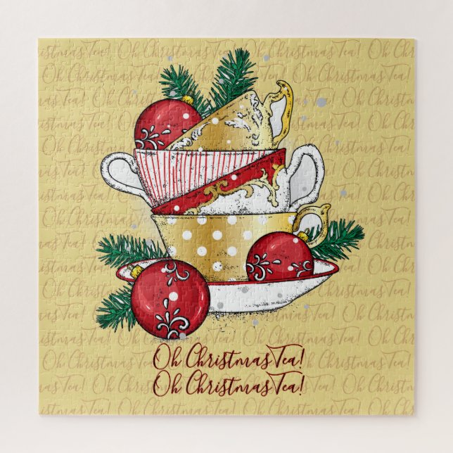 Puzzle ¡Oh Navidades Tea! (Vertical)