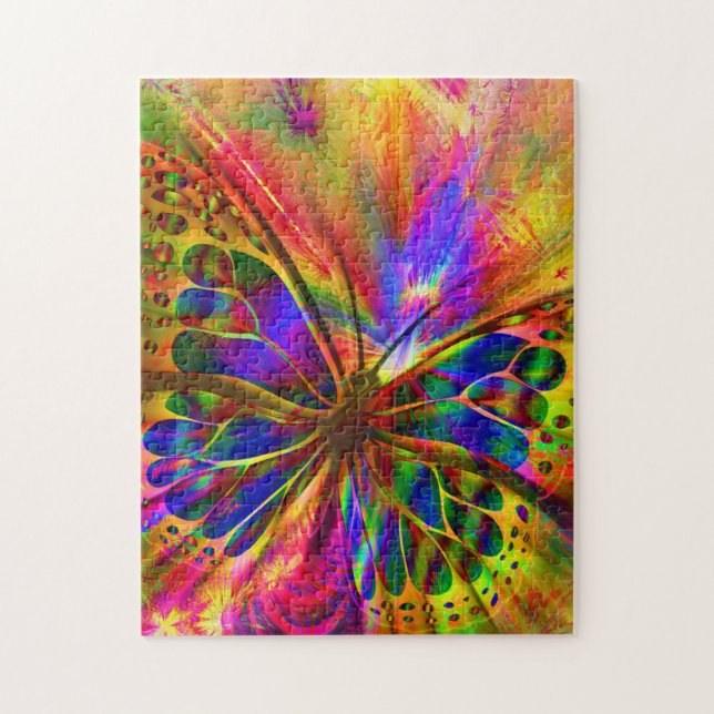 Puzzle ¡Oh, no! ¡¡La mariposa está atrapada!! Espera. ... (Vertical)