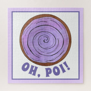 Puzzle OH, POI (Oh Boy) Comida Raíz Hawaiana Morado Taro