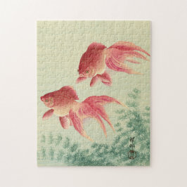 Puzzle Ohara Koson, Veiltail Goldfish - Bella Artes japon
