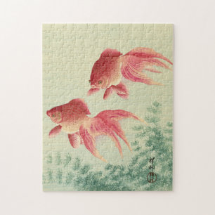 Puzzle Ohara Koson, Veiltail Goldfish - Bella Artes japon