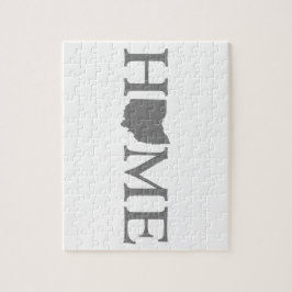 Puzzle Ohio Home State Word Art