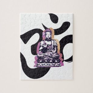 Puzzle Ohmio de Buddah de la puesta del sol