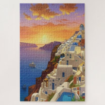Oia, Santorini, Grecia Art