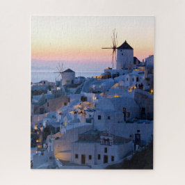 Puzzle Oia Santorini Greece Sunset
