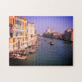 Puzzle Ojalá estuviera en Venecia Italia en el agua