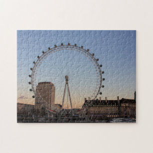 Puzzle Ojo de Londres en la puesta del sol
