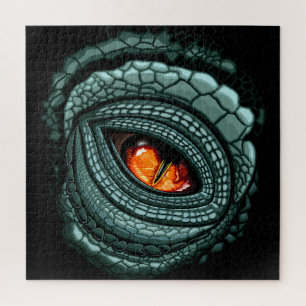 Puzzle Ojo de reptil depredador primitivo