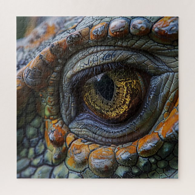 Puzzle Ojo Triceratops de 20" x 20", 676 piezas, (Vertical)