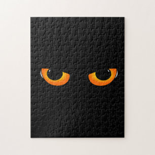 Puzzle Ojos de gato fantasmagóricos