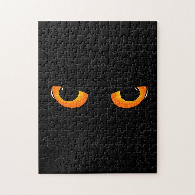 Puzzle Ojos de gato fantasmagóricos (Vertical)