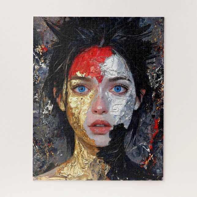 Puzzle Ojos de la brasa – “Retrato de brasas” (Vertical)