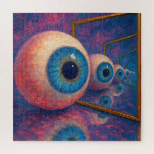 Puzzle "Ojos más allá de siempre" - Un retrato surrealist