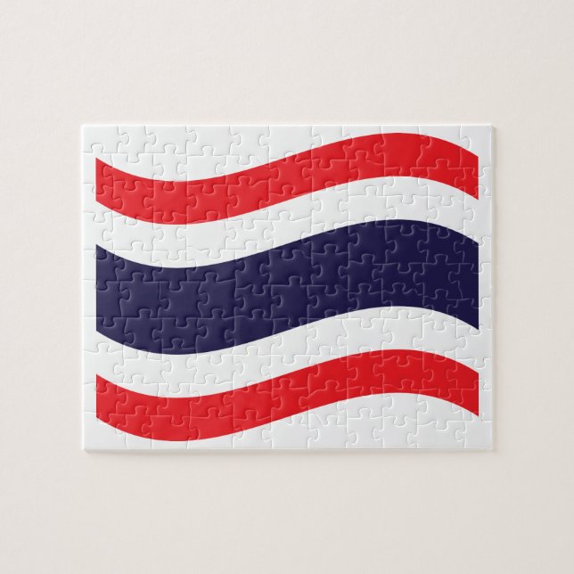 Puzzle Ola de bandera tailandesa (Horizontal)