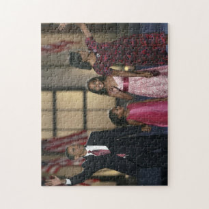 Puzzle Ola de la familia de Barak Obama