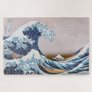 Puzzle Ola de tsunami Gran ola frente a Kanagawa Japón po