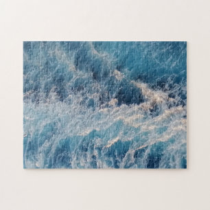 Puzzle Olas azules del océano