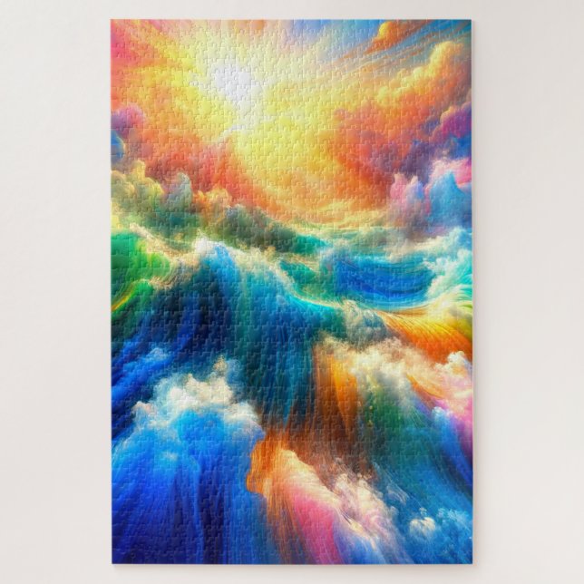Puzzle Olas de Artsy (Vertical)