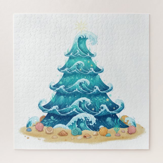 Puzzle olas de navidad (Vertical)