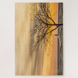 Puzzle Olas estrellándose contra la luz de Ludington