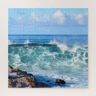 Puzzle Olas oceánicas estrelladas en Hawái - 20x20 pulgad