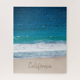 Puzzle Olas tropicales del océano azul Personalizado Cali