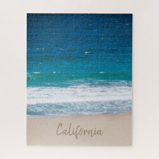 Puzzle Olas tropicales del océano azul Personalizado Cali