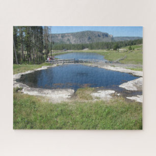 Puzzle Old Faithful Parque Nacional Yellowstone.